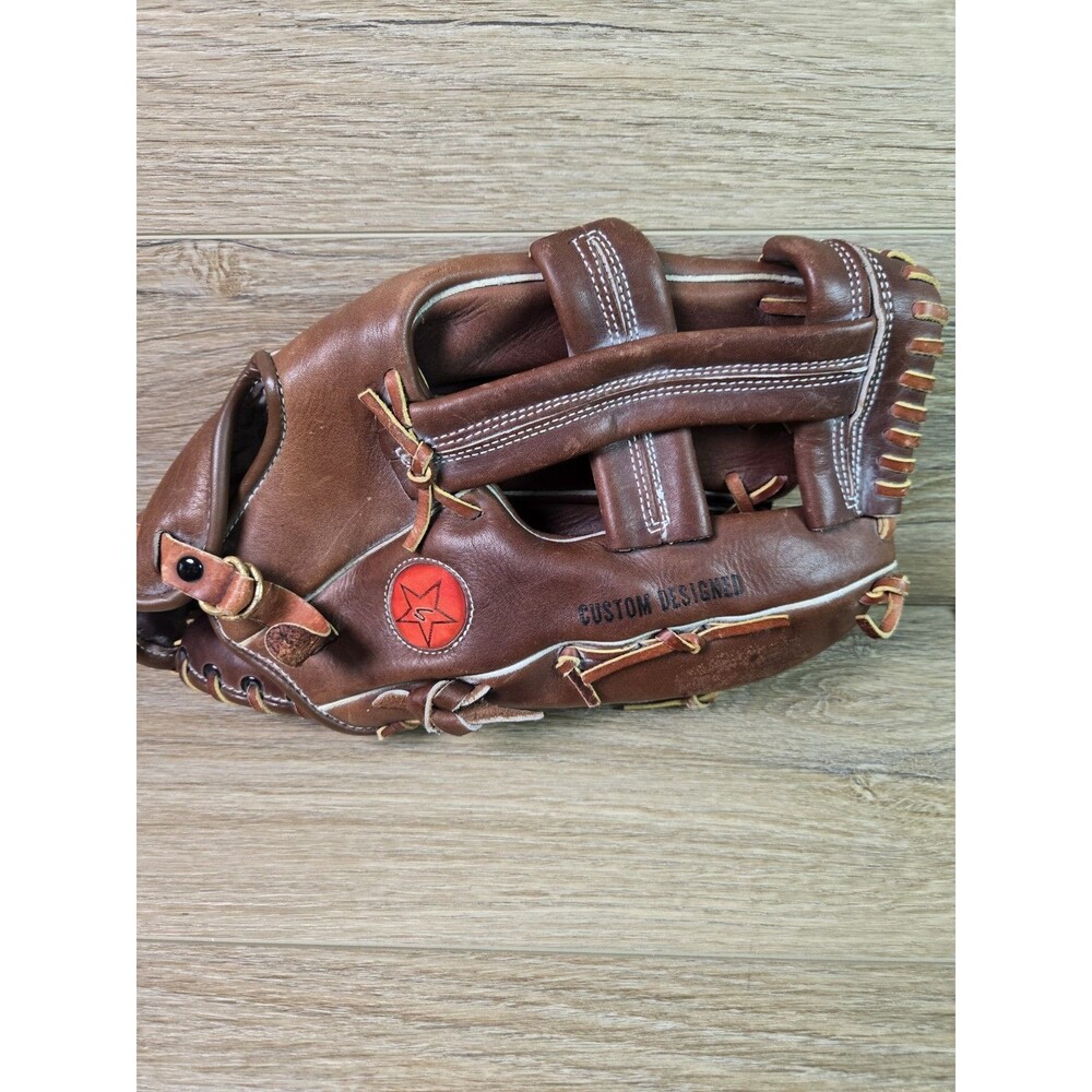 Vintage Steele's Baseball Glove DHT-1001 Custom Design Top Grain Cowhide